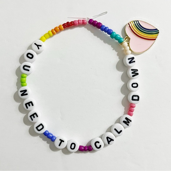Taylor Swift Eras Tour Friendship Bracelet You Need To Calm Down Lover - Picture 1 of 1